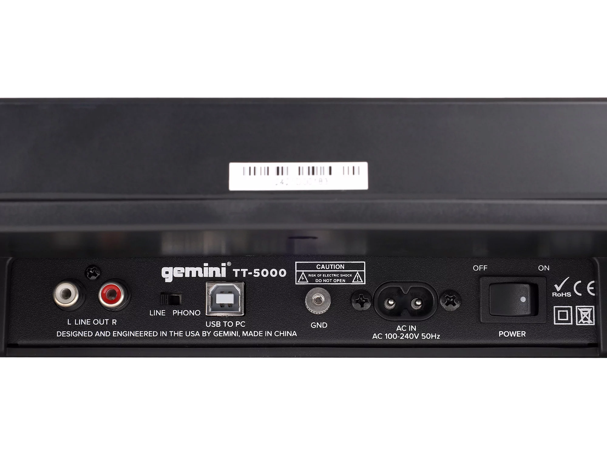 Виниловый проигрыватель Gemini TT-5000 14