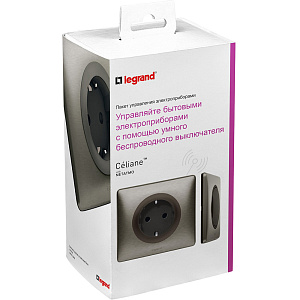 Пакет для управления бытовыми электроприборами. Legrand Celiane with NETATMO 4