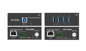 Удлинитель сигнала Infobit iTrans USB3-TR100 4