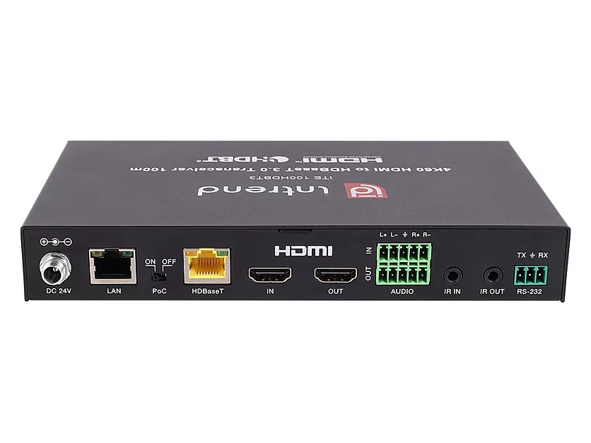 Передатчик/приемник сигнала HDMI, USB 2.0, HDBT 3.0 Intrend ITE-100HDBT3 2