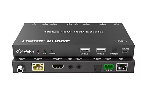 Настенный передатчик HDBaseT Infobit WP210-T 2